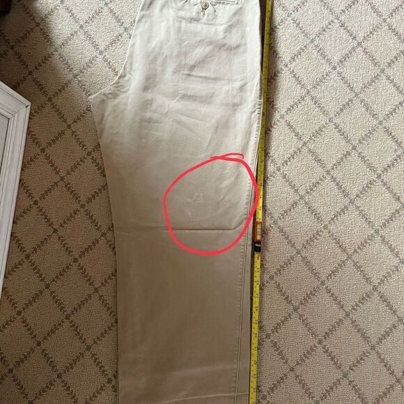 Vineyard Vines Broken In Chino Relaxed Fit Khaki 35 x 32 - Picture 10 of 10